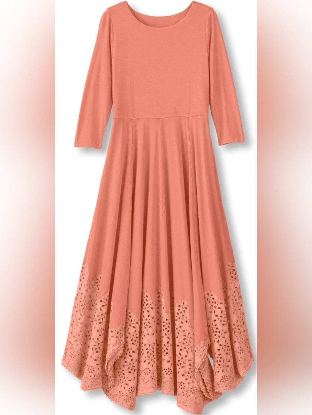 Soft Surroundings Casablanca Dress Small Coral Maxi